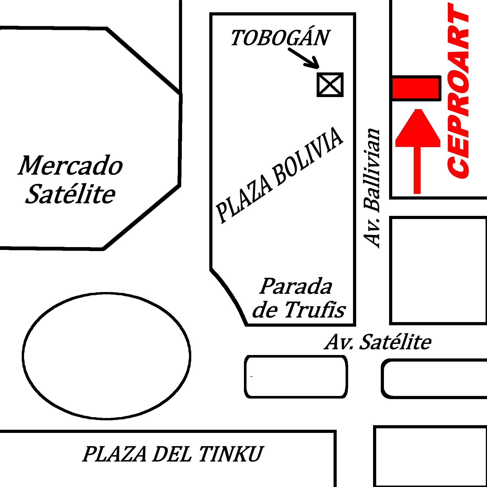 Mapa CEPROART