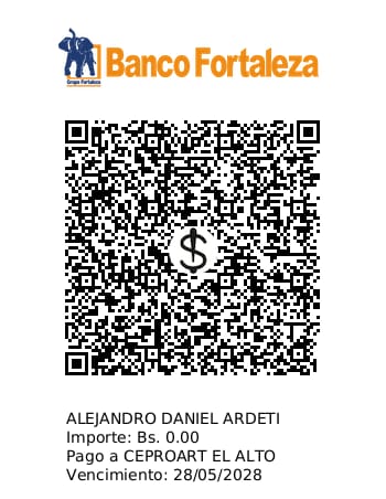 C&oacute;digo QR de Pago
